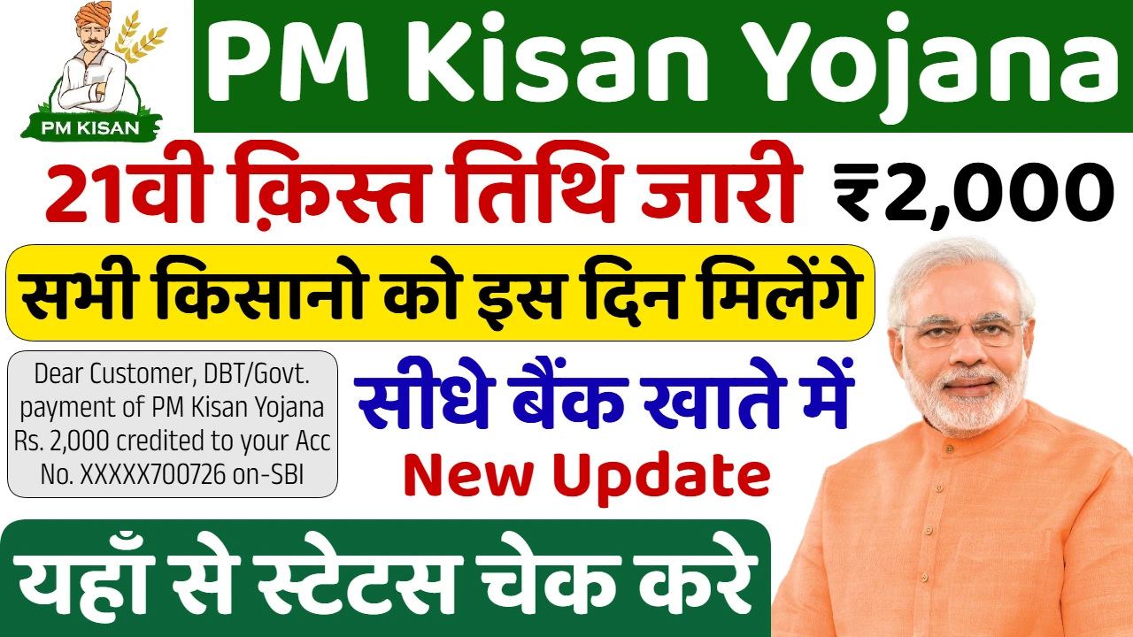 PM Kisan 21th Installment Date